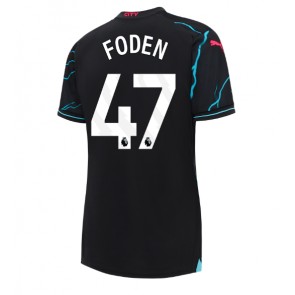 Manchester City Phil Foden #47 Rezervni Dres za Ženska 2023-24 Kratak Rukavima